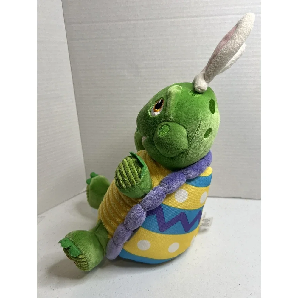 Hallmark Whirlin' Twirlin' Turtle Sings Spins EASTER Egg Shell Bunny Ears Works